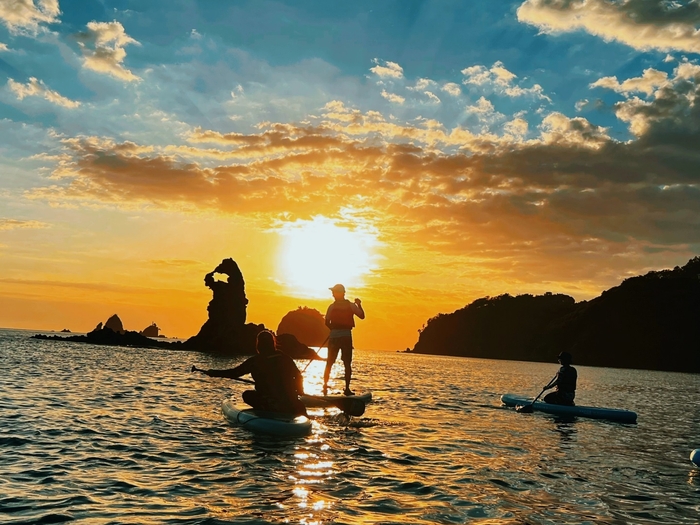 海底熟成ワイン引き揚げ SUP体験イメージ2