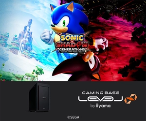 ゲーミングPC LEVEL∞、『ソニック × シャドウ ジェネレーションズ』推奨パソコン発売