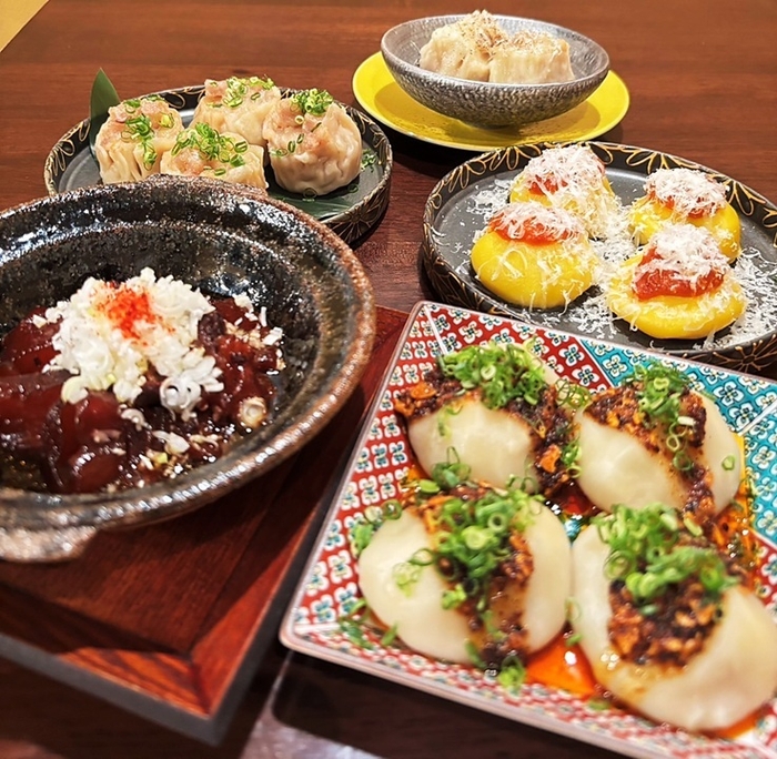 蒸し餃子と蒸々特製焼売