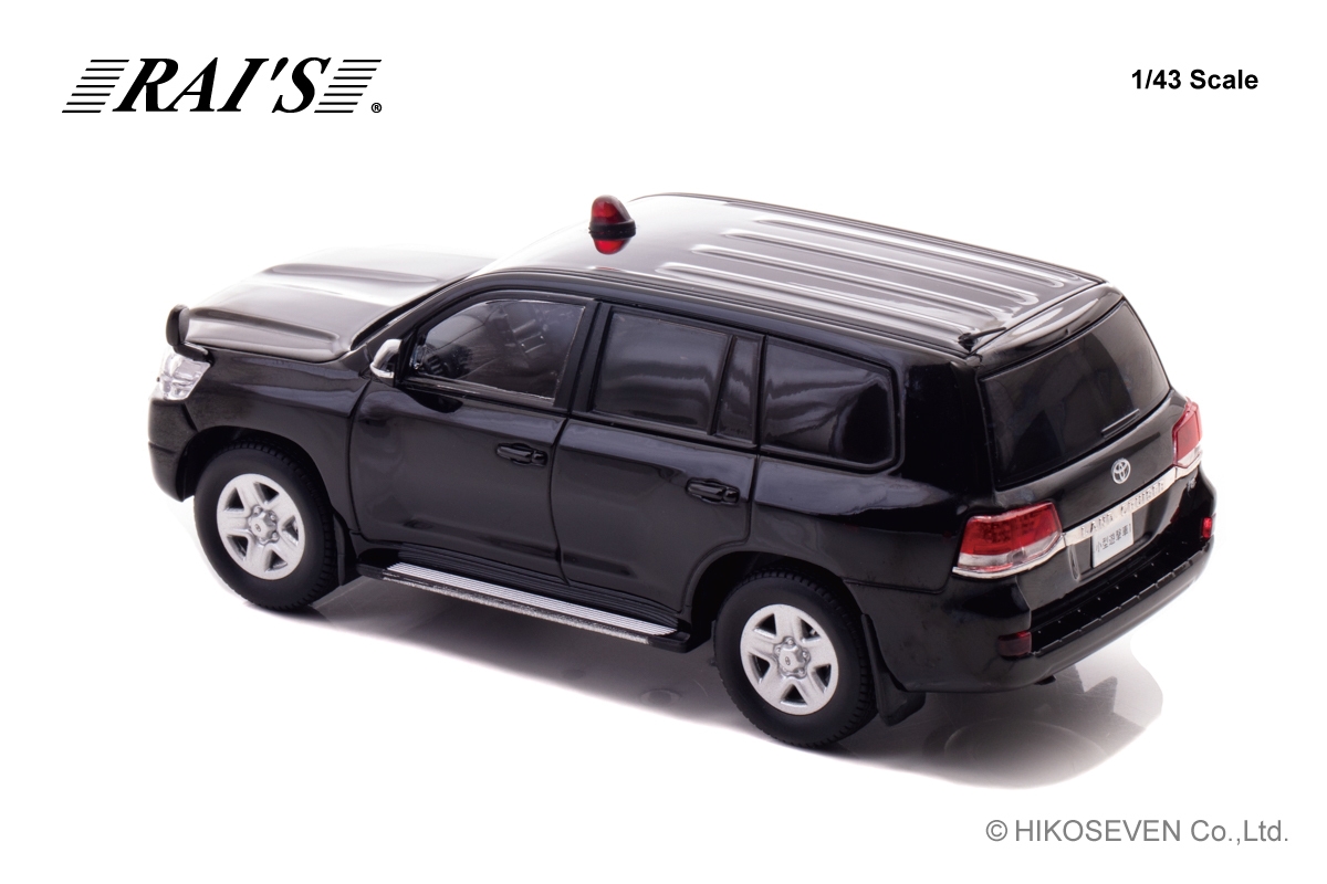 RAI'S 1/43 トヨタ ランドクルーザー GX (URJ202) 2017 警察本部警備部機動隊小型遊撃車両:左後