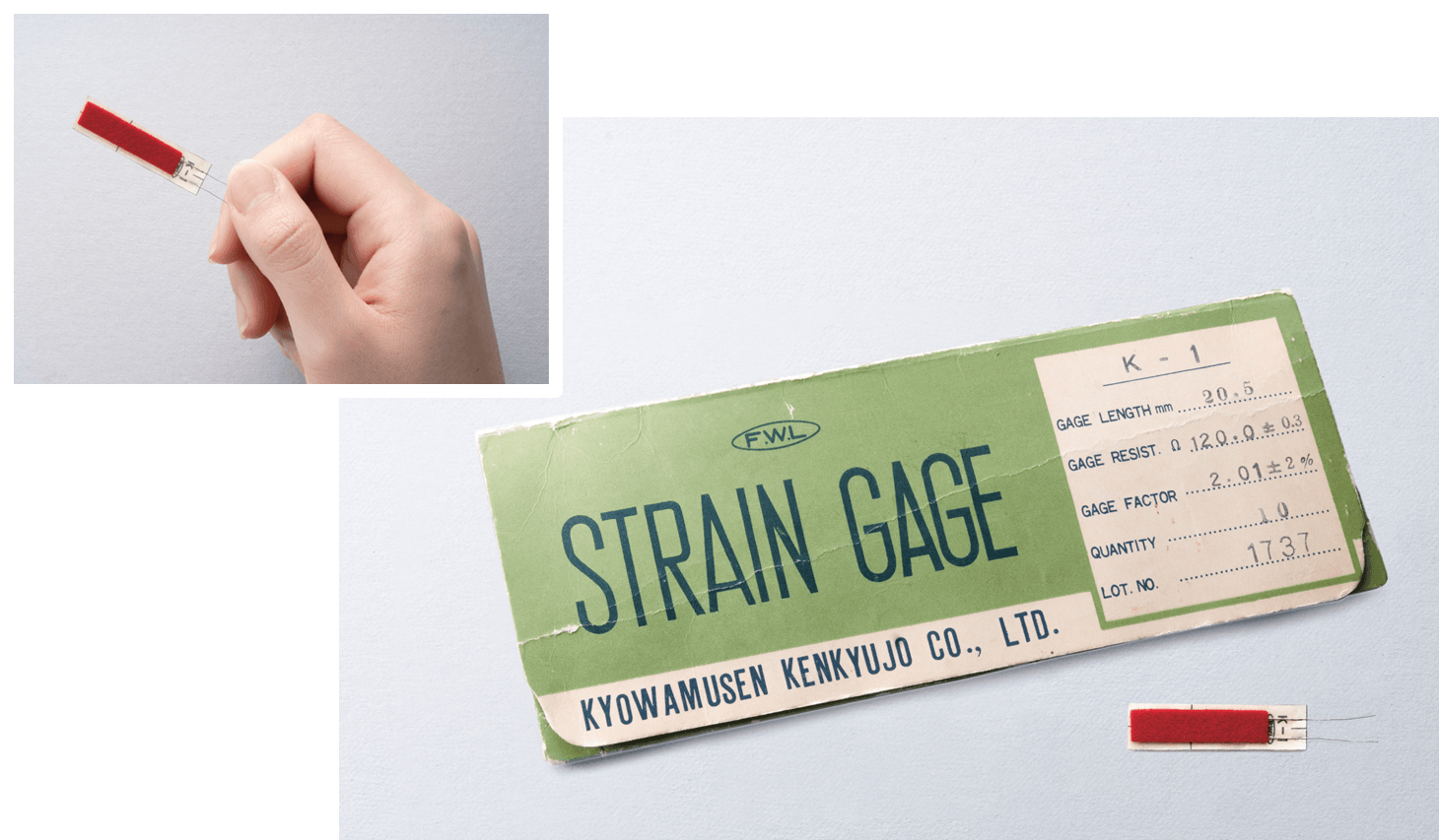 ひずみゲージ K-1型