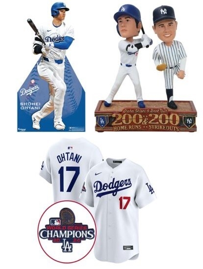 日本人メジャーリーガー・ミュージアム風ショップ