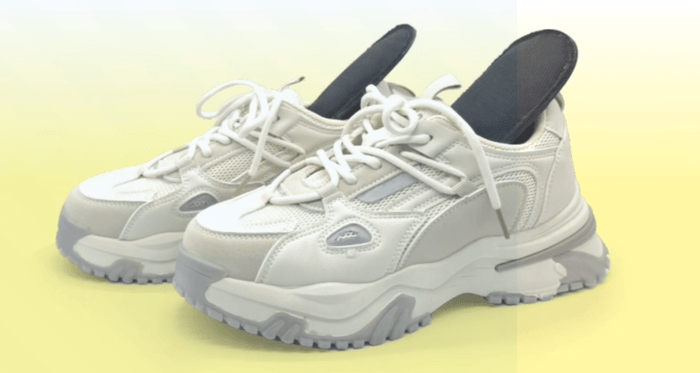 もともと入っているインソールと入れ替えて使用