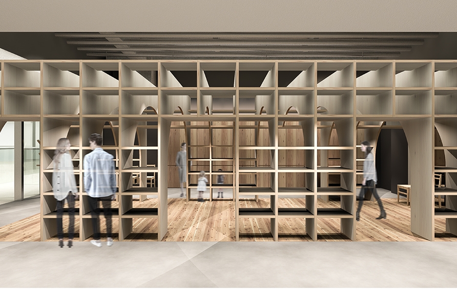 店舗イメージ 国産材100%で製作