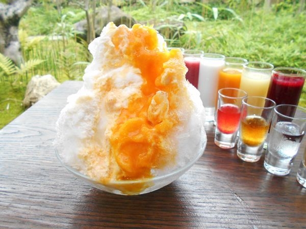 フルーツカクテルかき氷:オレンジ(イメージ)