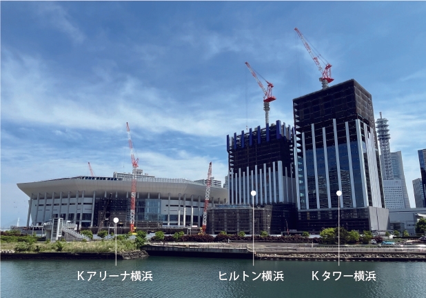 建設中のKアリーナプロジェクト外観(写真:ケン・コーポレーション)