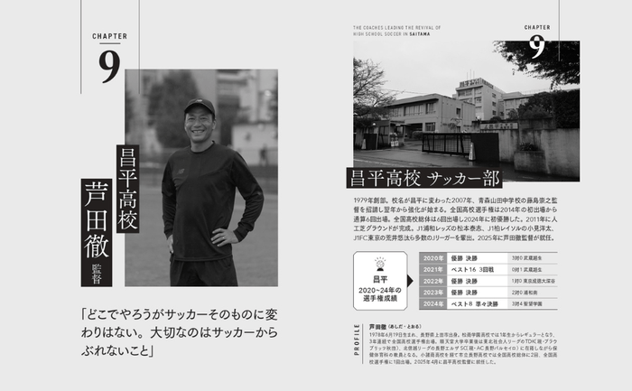 昌平高校 芦田徹監督