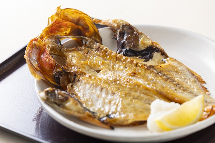 金目鯛の干物定食<半身>2,068円<一匹>3,718円