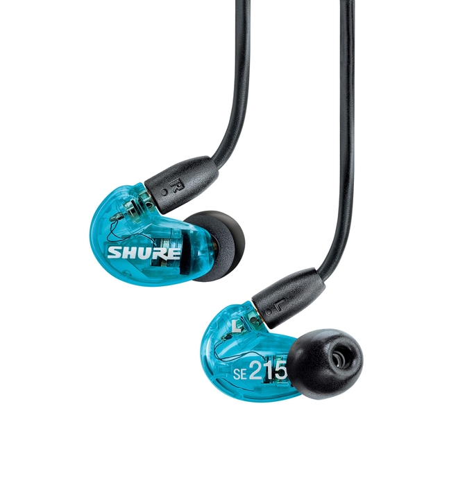 SE215高遮音性イヤホン(トランスルーセントブルー)