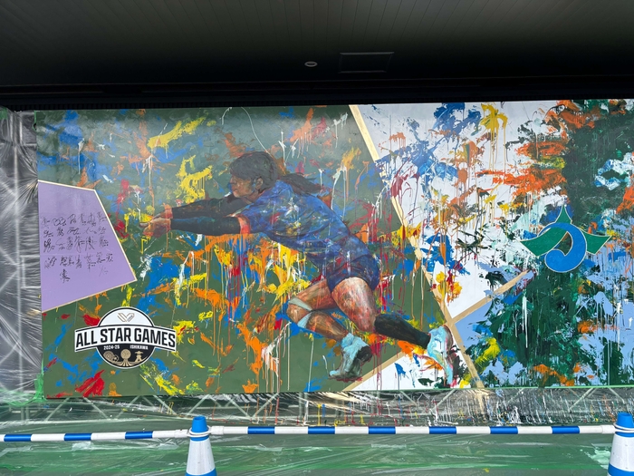 作品画像(選手サイン部分)