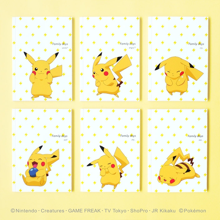 ピカチュウの顔から尻尾の表情まで全身収まった、白地にピカチュウが映えるデザイン