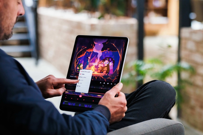撮影処理(クレジット: Procreate, Michael Relth のアニメーション作品)