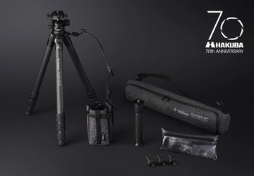 60年以上の歴史を誇る三脚ブランドVelbon（ベルボン）より、ハクバ創立70周年を記念したプレミアムカーボン三脚を新発売！