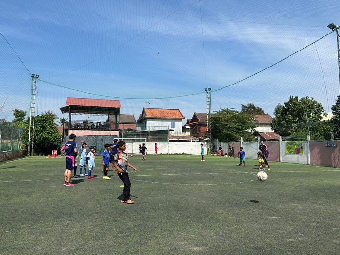 NERCでもサッカーで交流