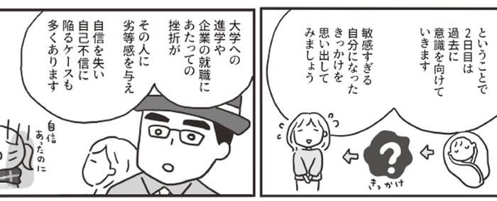 2日目 過去を見つめなおす まんが:森下えみこ