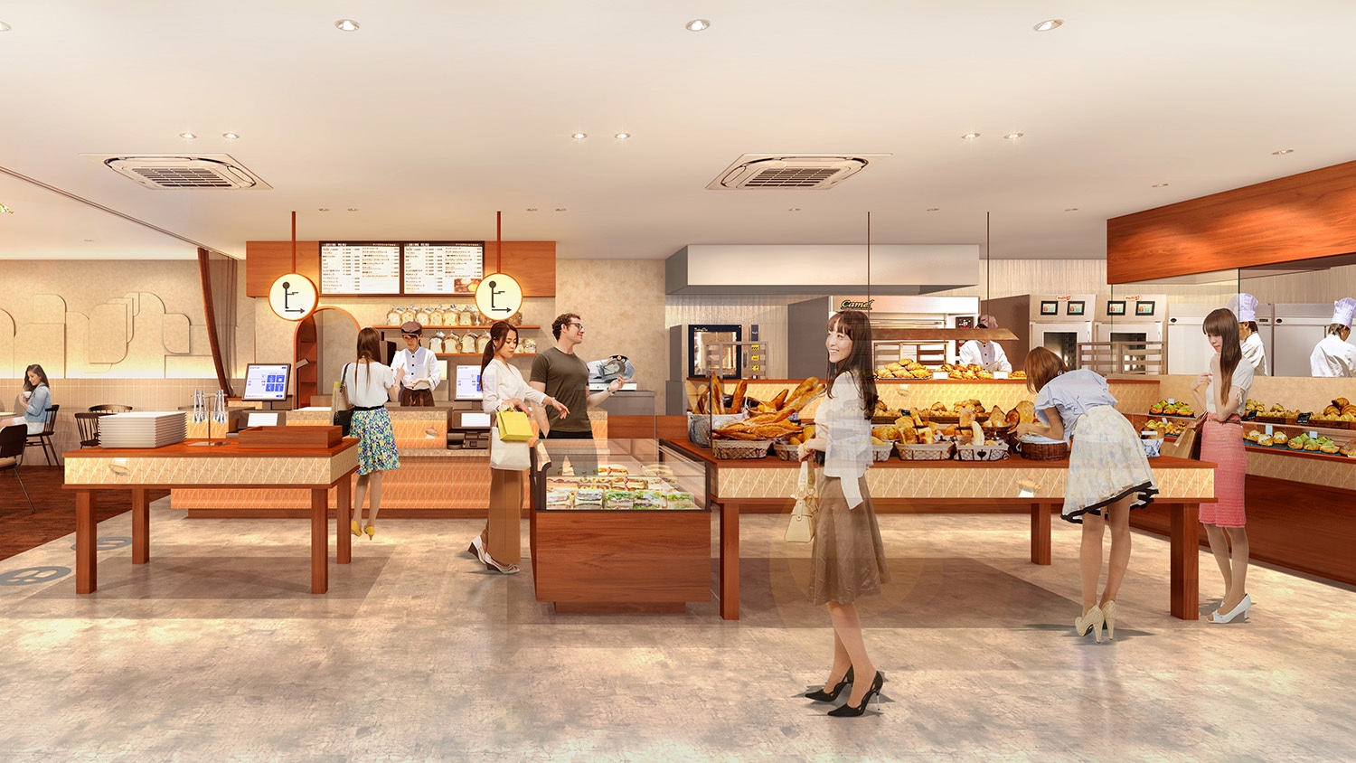 ル・クロワッサン星田店店内イメージ