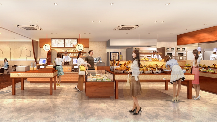 ル・クロワッサン星田店店内イメージ