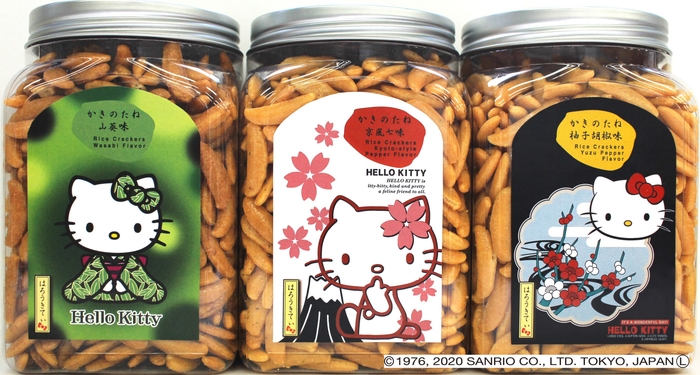 ハローキティポット柿の種シリーズ