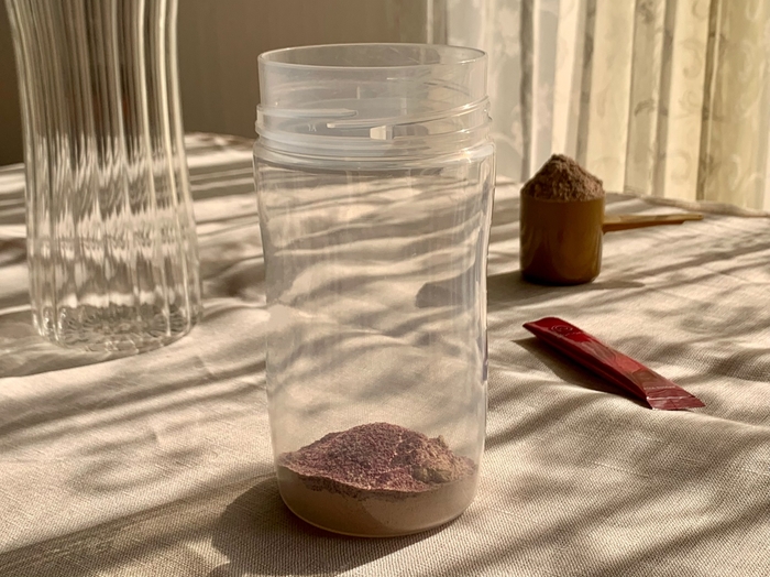 使用例(3)　プロテインなどに溶かして