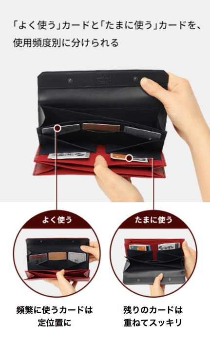 すぐ取り出せるカード入れ