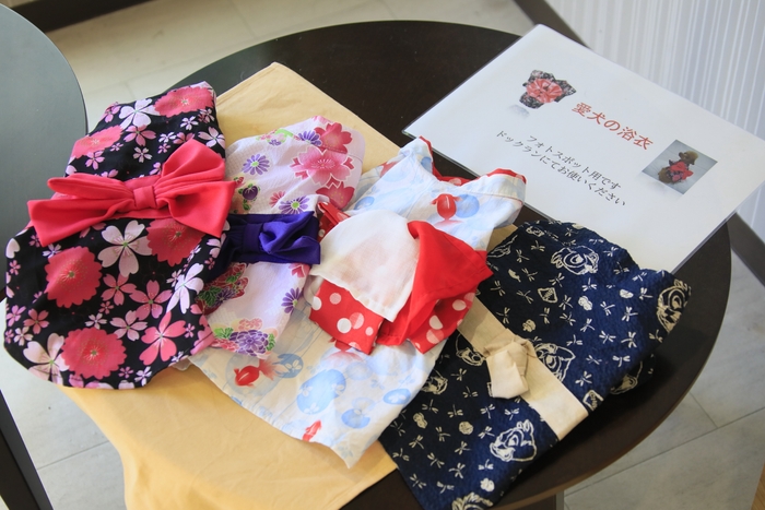 わんちゃん専用の浴衣も