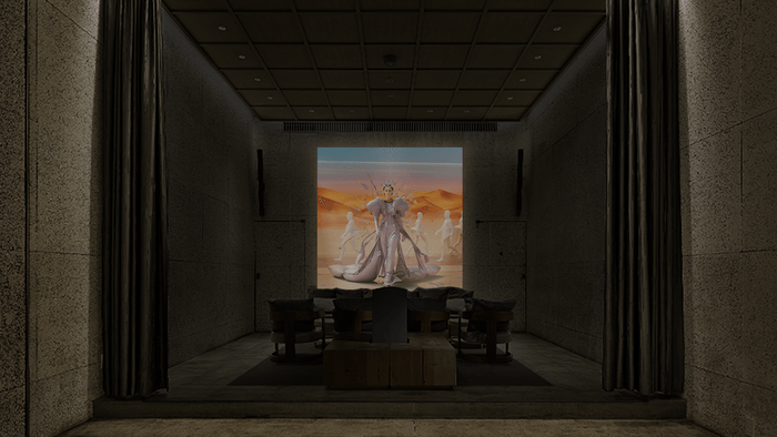 KEY VISUAL EXHIBITION 「生成AIと解放」展