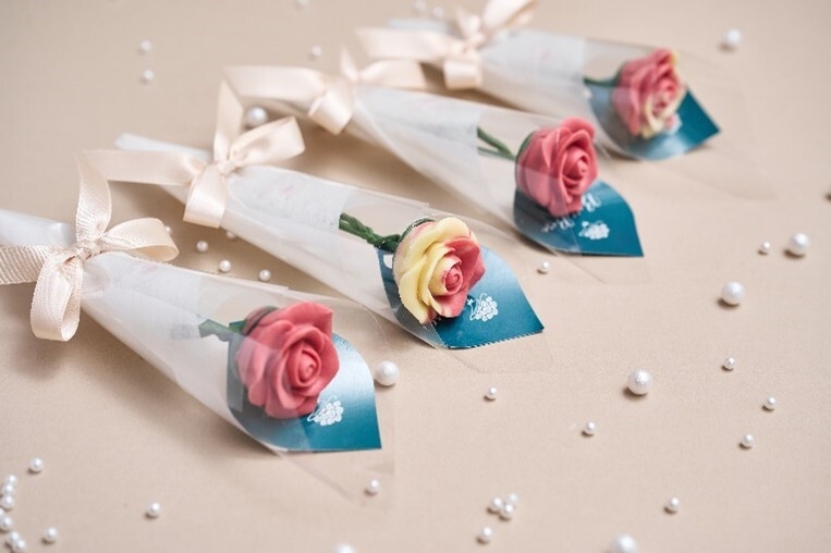 【季節限定商品】ベルローズ・ボヌール 1本ブーケ(フィルムラッピングG)1