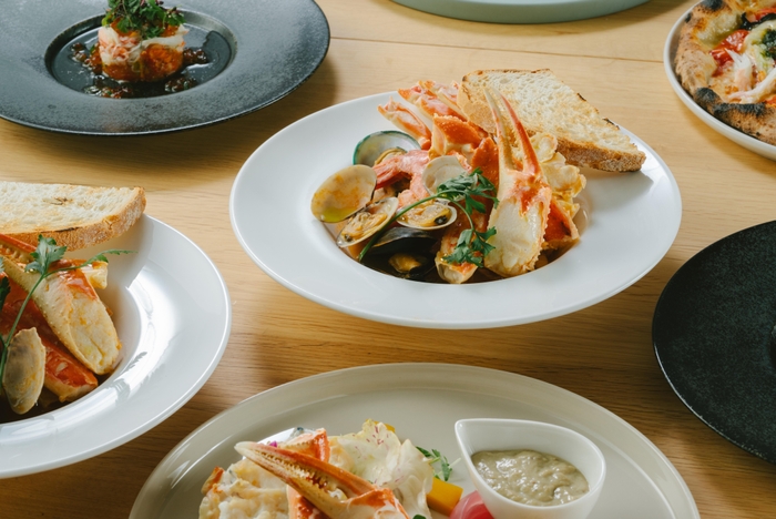 <FUYU -蟹->コース 一例
