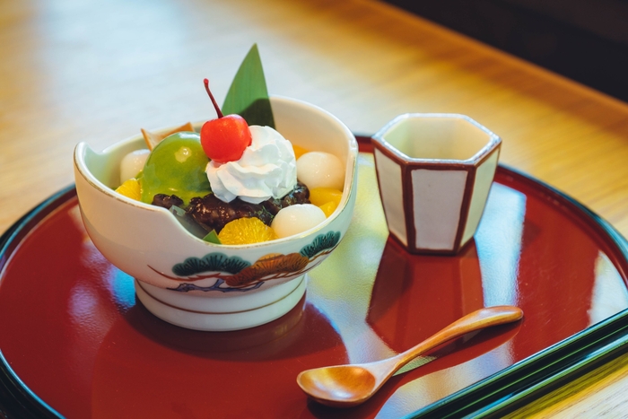 「寧々のあんみつ」 単品 990円(税抜き)/ ドリンクセット 1,430円(税抜き)