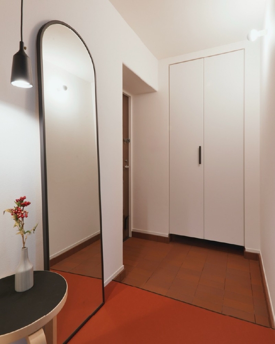 タイル(床):「アベニュー」NUR-190-A-53 施工 ホームテック株式会社エントリエ