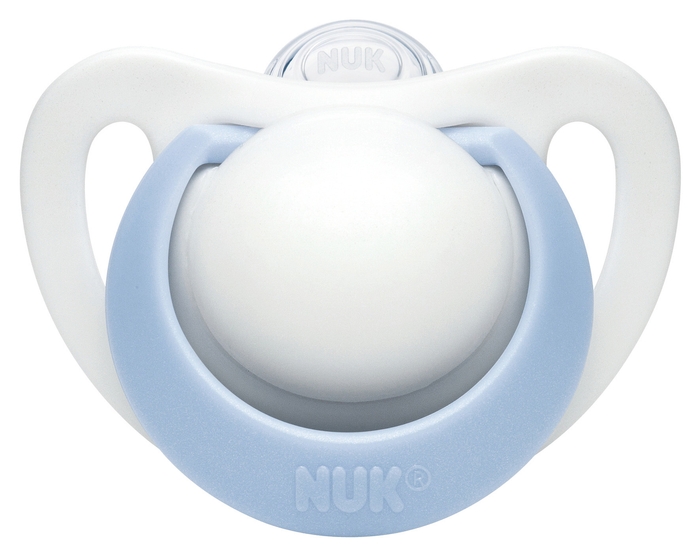 おしゃぶりジーニアス(消毒ケース付き)ブルー