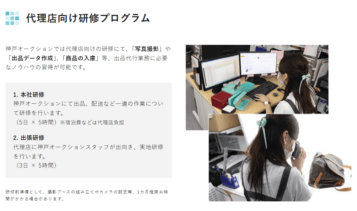 代理店研修について