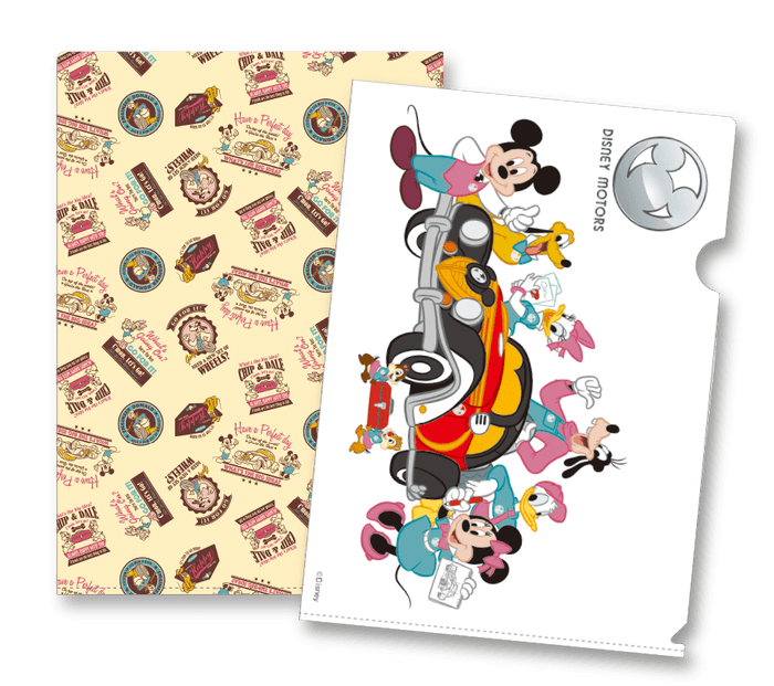 ディズニーモータース  オリジナルクリアファイル(イメージ)(c) Disney