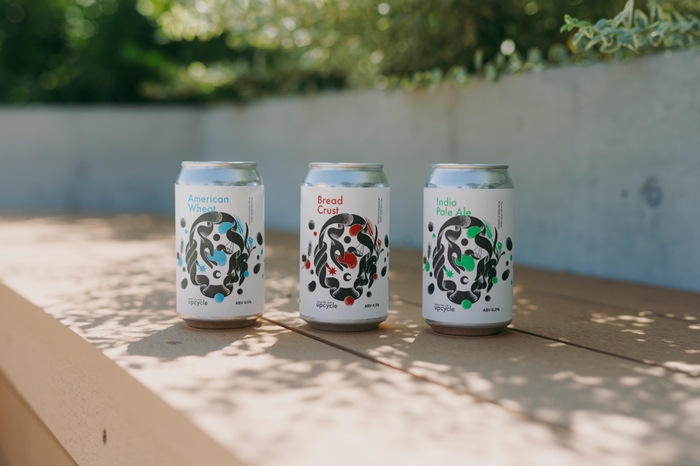 PCF値を公表する定番3品種(左から:American Wheat、Bread Crust、India Pale Ale)