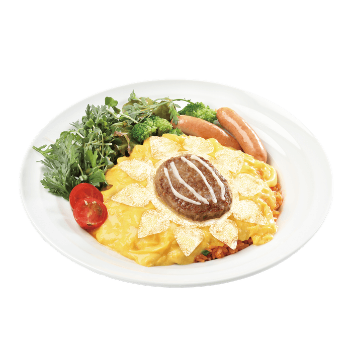 ▲涅マユリのハンバーグオムライスプレート/1,800円