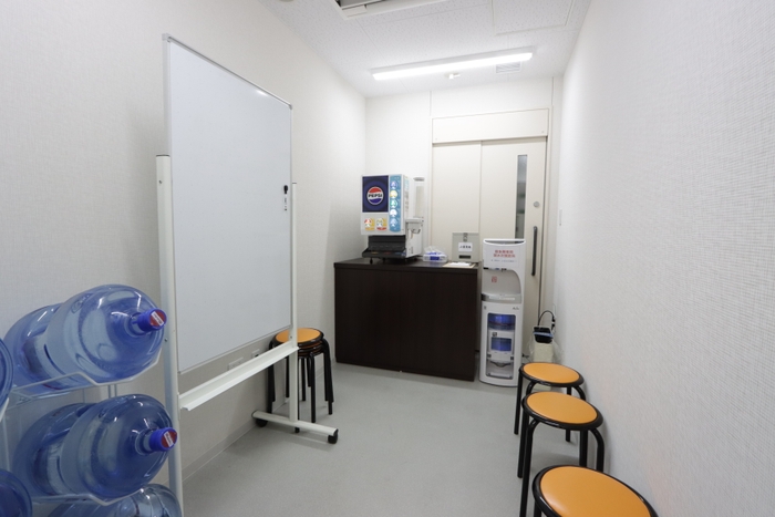 救急搬送後、隊員が一時休憩できる「リセットルーム」（医誠会国際総合病院内）