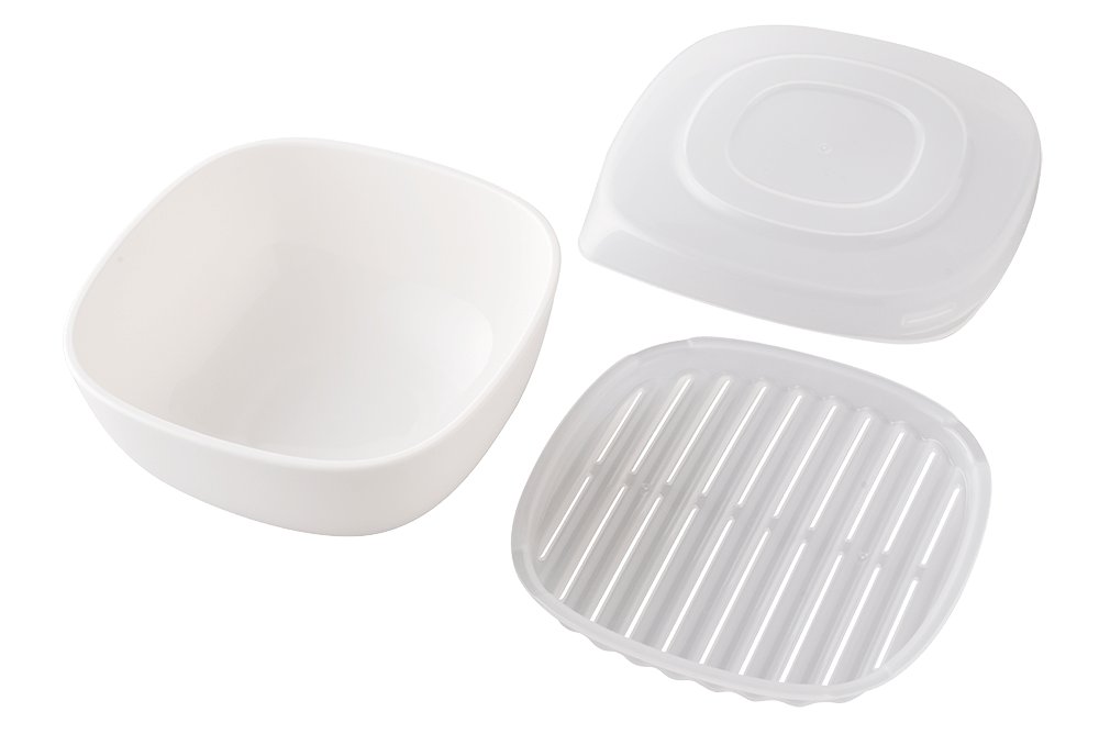 セット内容は、本体・蓋・スノコの3点