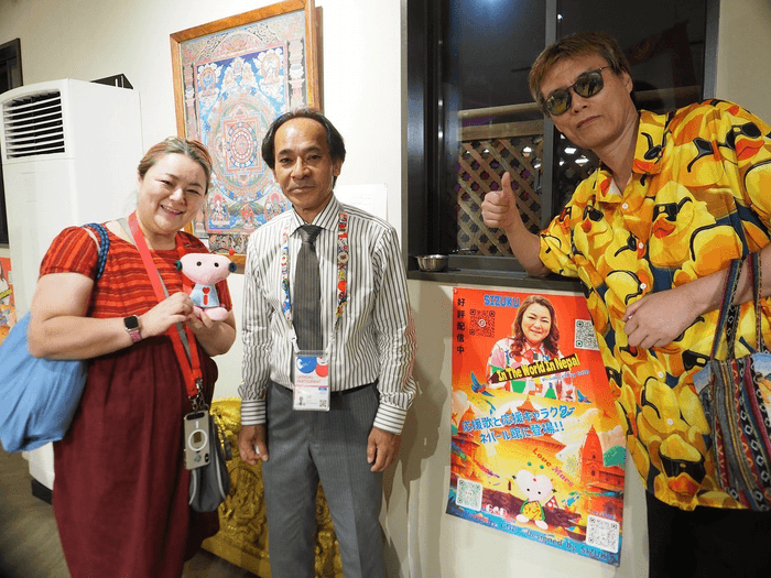 左からSIZUKU、榊、GOD