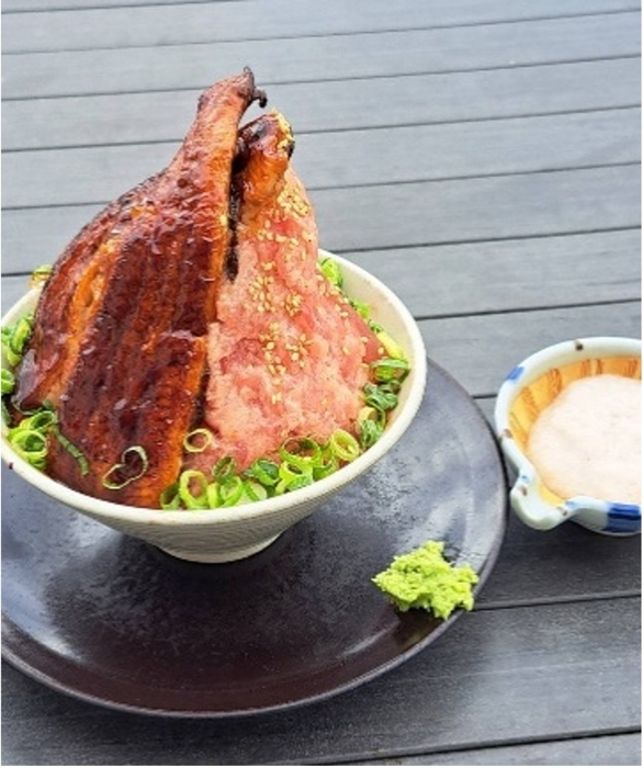 鰻と鮪の頂上丼