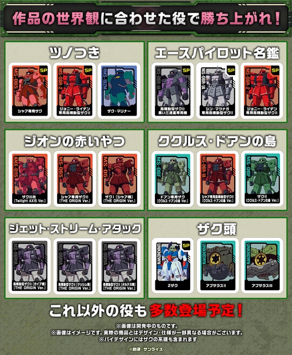 作品の世界観に合わせた役で勝ち上がれ!