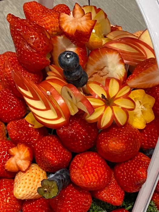 苺サミット フルーツクチュリエによるアレンジメント