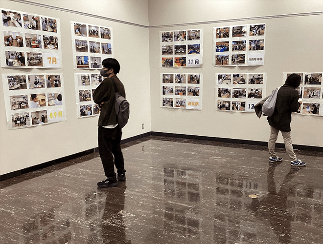 <フォトギャラリーによる展示発表/宇都宮キャンパス>