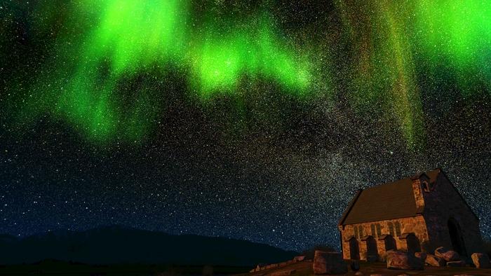 「満天の星空セレクション」ではオーロラが見られるかも!