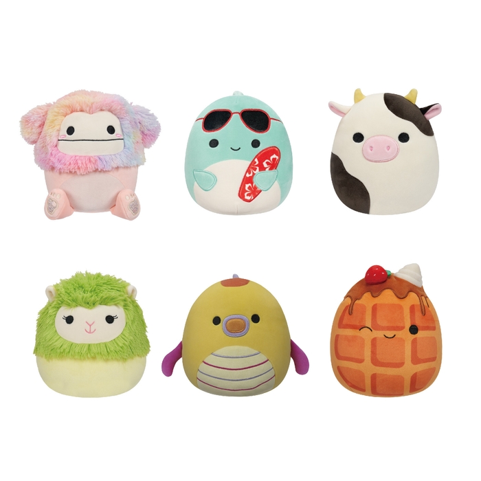 <Squishmallows 7.5インチぬいぐるみ(ダイアン/ペリー/コナー/カバレリ/リーフ/ウィーバー) 商品画像>