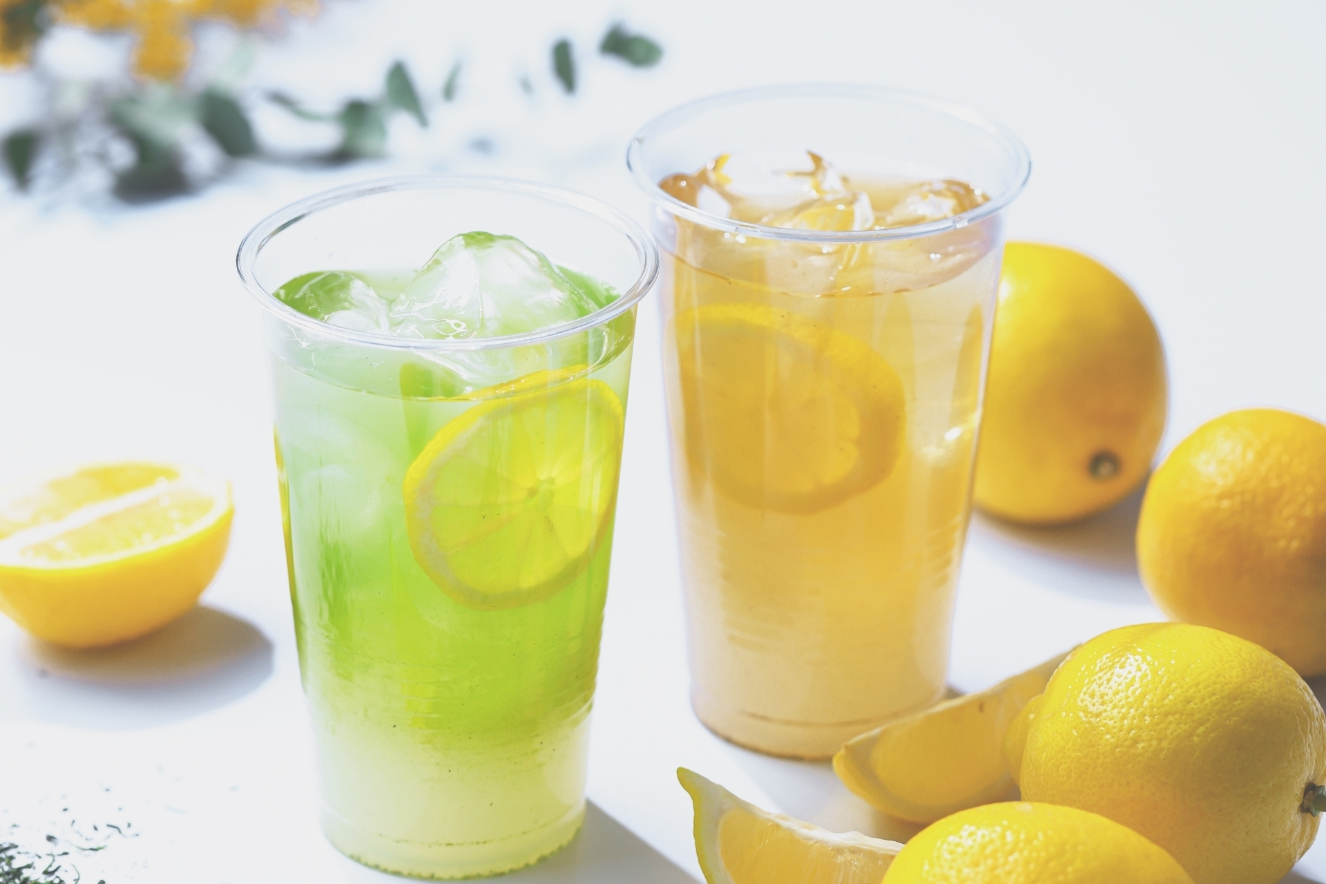 人気の煎茶レモネード
