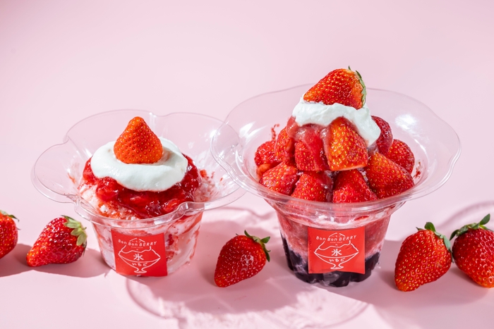 たっぷりのいちごを使った夏にぴったりの甘酸っぱいかき氷2種が登場!
