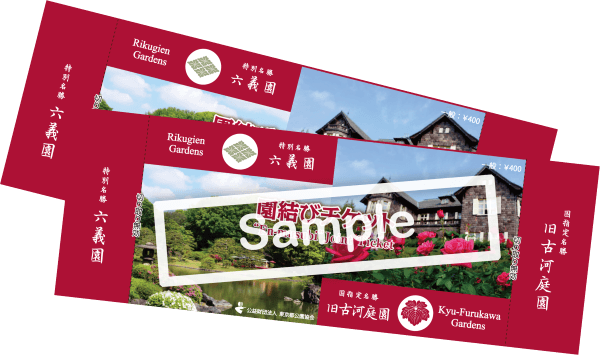 園結びチケットペアセット (イメージ)