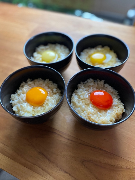 味、色、香り、どのたまごも違って楽しい！　