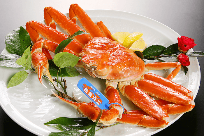 ブランドの証・青タグが付いた“隠岐松葉ガニ”