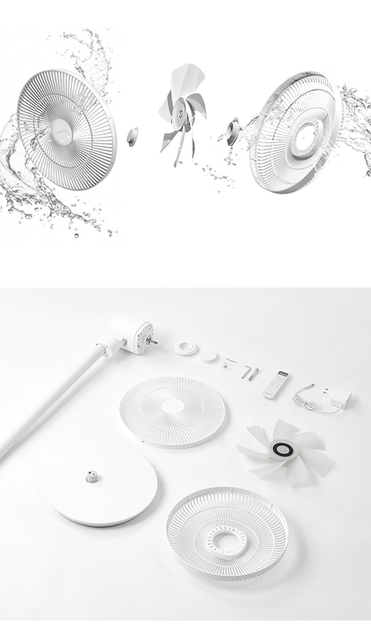 FAN CLASSIC3 細かなパーツに分け掃除も可能